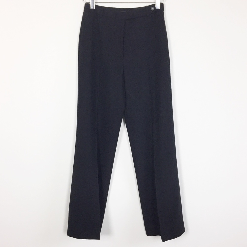 J. Crew black wool suit pants trousers career 2